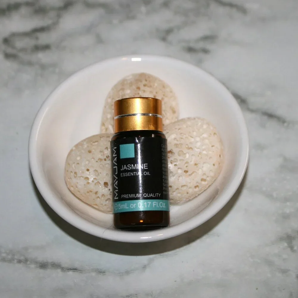 HAND CRAFTED Jasmine Starter Aroma Stone Aromatherapy Essential Oil Diffuser